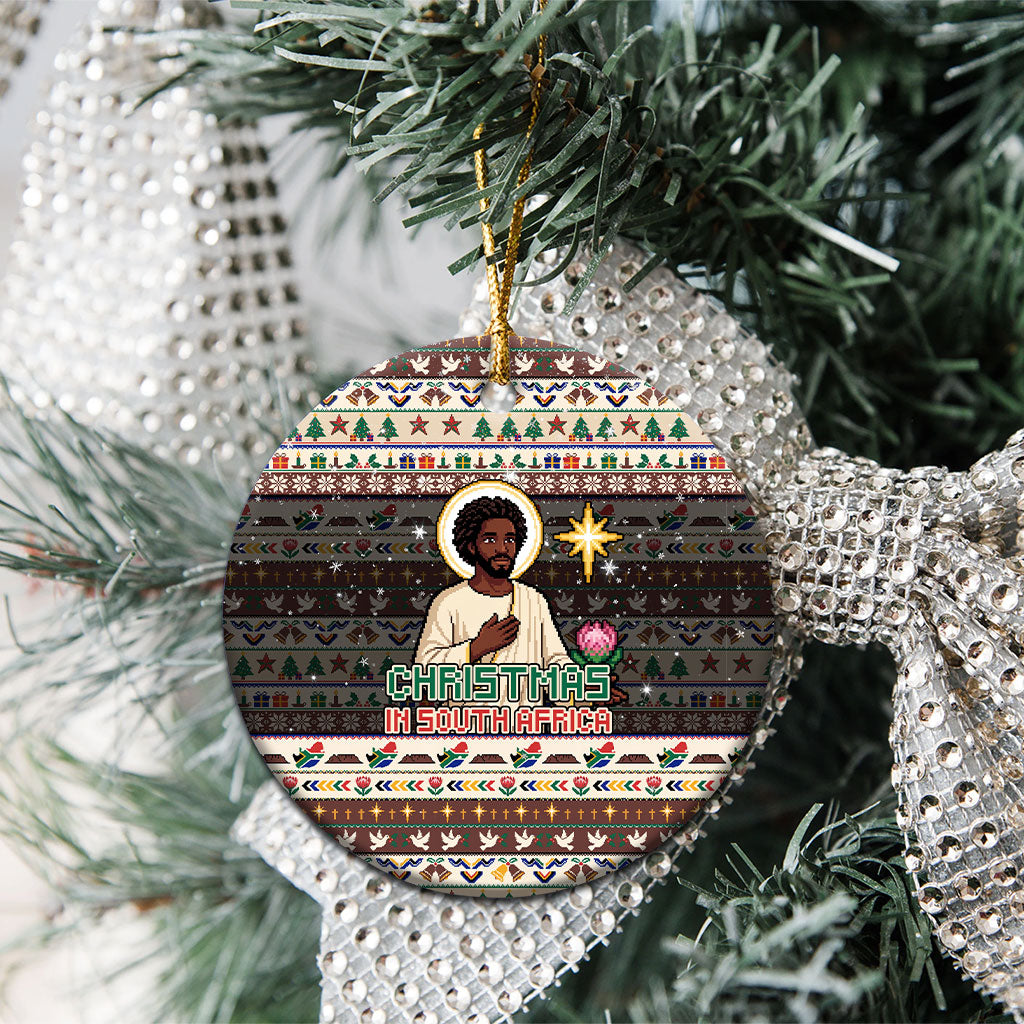 Christmas In South Africa Jesus Ceramic Ornament South Africa Coat Of Arms Jesus Art