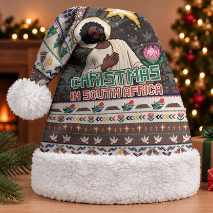 Christmas In South Africa Jesus Christmas Santa Hat South Africa Coat Of Arms Jesus Art