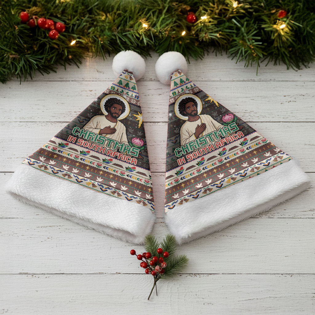 Christmas In South Africa Jesus Christmas Santa Hat South Africa Coat Of Arms Jesus Art
