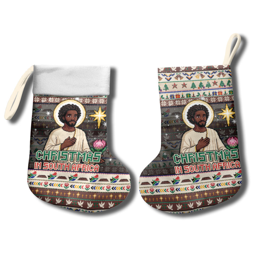 Christmas In South Africa Jesus Christmas Stocking South Africa Coat Of Arms Jesus Art