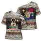 Christmas In South Africa Jesus Cross Shoulder Shirt South Africa Coat Of Arms Jesus Art