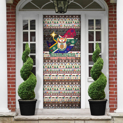 Christmas In South Africa Jesus Door Cover South Africa Coat Of Arms Jesus Art