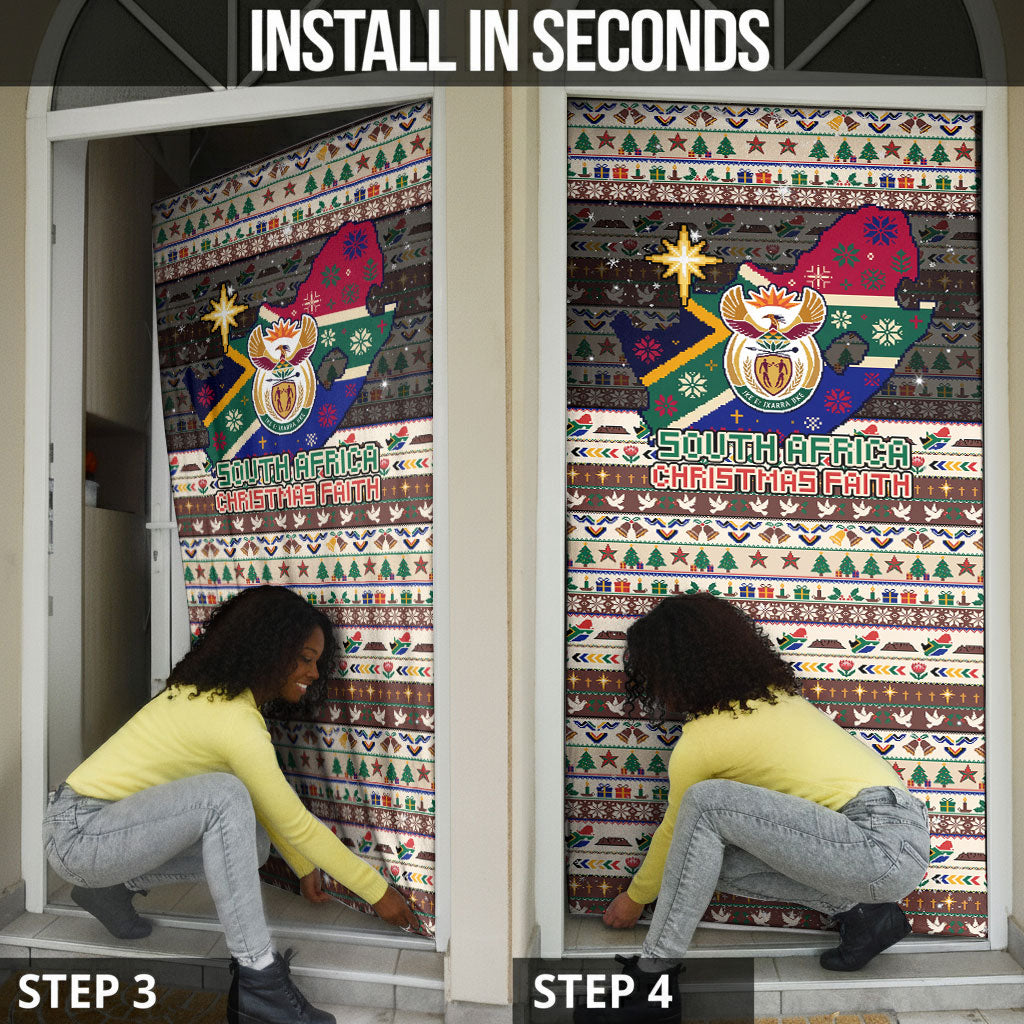 Christmas In South Africa Jesus Door Cover South Africa Coat Of Arms Jesus Art