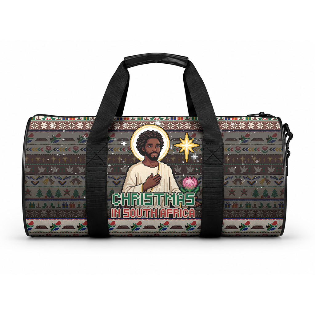 Christmas In South Africa Jesus Duffle Bag South Africa Coat Of Arms Jesus Art