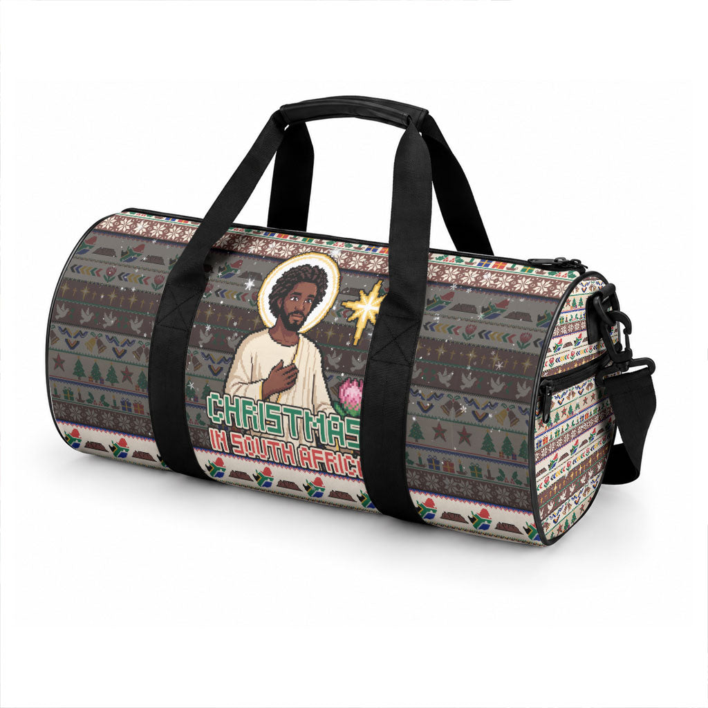 Christmas In South Africa Jesus Duffle Bag South Africa Coat Of Arms Jesus Art