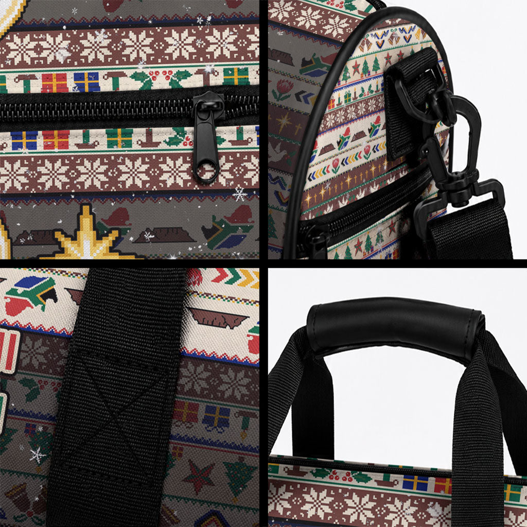 Christmas In South Africa Jesus Duffle Bag South Africa Coat Of Arms Jesus Art