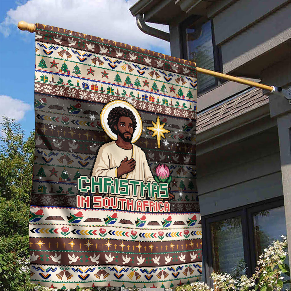 Christmas In South Africa Jesus Garden Flag South Africa Coat Of Arms Jesus Art