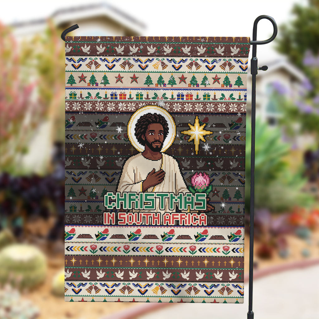 Christmas In South Africa Jesus Garden Flag South Africa Coat Of Arms Jesus Art