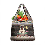 Christmas In South Africa Jesus Grocery Bag South Africa Coat Of Arms Jesus Art