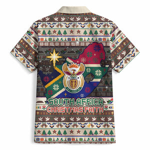 Christmas In South Africa Jesus Hawaiian Shirt South Africa Coat Of Arms Jesus Art