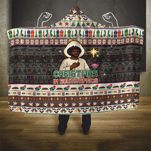 Christmas In South Africa Jesus Hooded Blanket South Africa Coat Of Arms Jesus Art