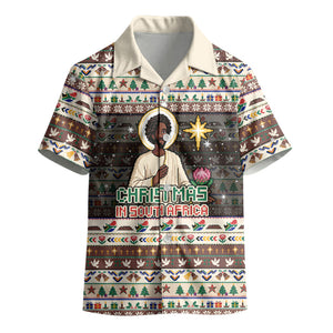 Christmas In South Africa Jesus Kid Hawaiian Shirt South Africa Coat Of Arms Jesus Art