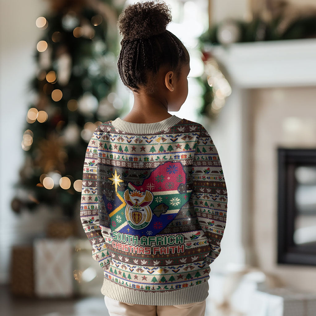 Christmas In South Africa Jesus Kid Ugly Christmas Sweater South Africa Coat Of Arms Jesus Art