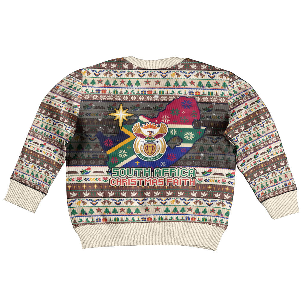 Christmas In South Africa Jesus Kid Ugly Christmas Sweater South Africa Coat Of Arms Jesus Art