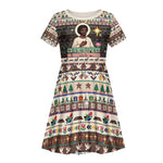 Christmas In South Africa Jesus Kid Short Sleeve Dress South Africa Coat Of Arms Jesus Art