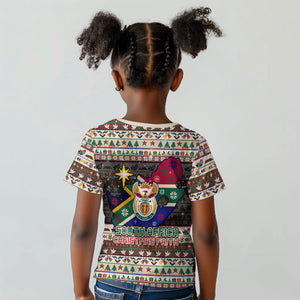 Christmas In South Africa Jesus Kid T shirt South Africa Coat Of Arms Jesus Art