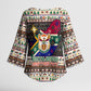 Christmas In South Africa Jesus Kimono Sleeve Blouse South Africa Coat Of Arms Jesus Art