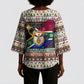 Christmas In South Africa Jesus Kimono Sleeve Blouse South Africa Coat Of Arms Jesus Art