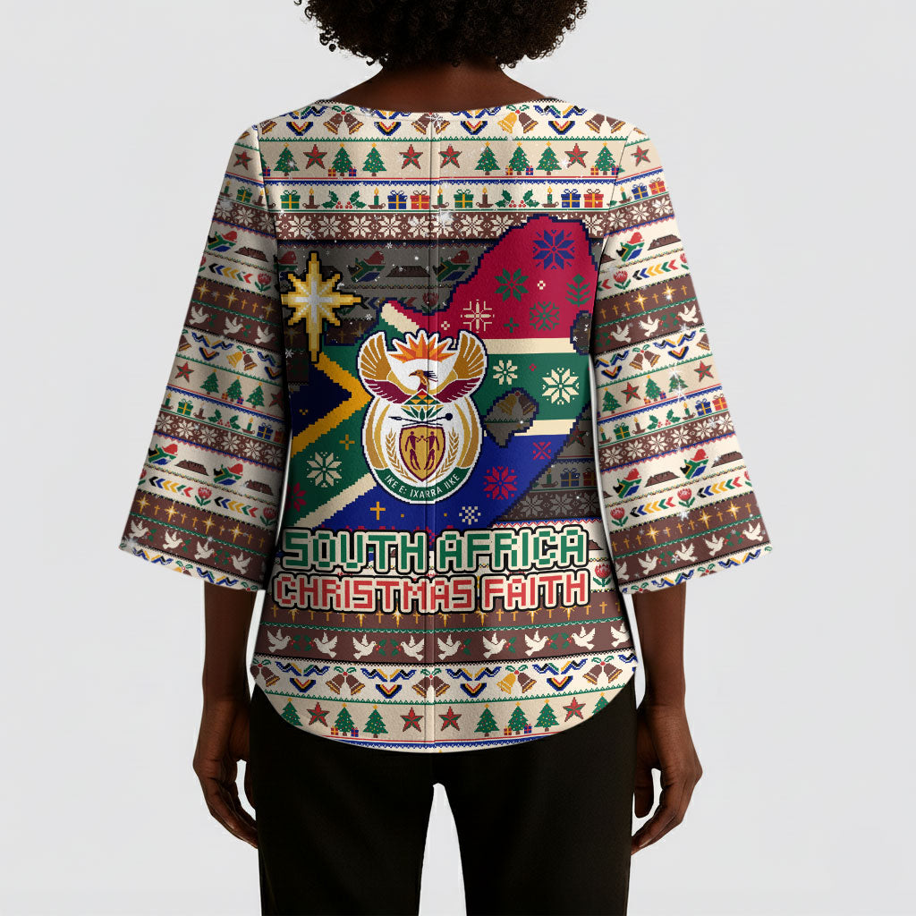 Christmas In South Africa Jesus Kimono Sleeve Blouse South Africa Coat Of Arms Jesus Art