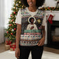 Christmas In South Africa Jesus Christmas Knitted V-Neck Vest South Africa Coat Of Arms Jesus Art