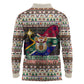 Christmas In South Africa Jesus Long Sleeve Polo Shirt South Africa Coat Of Arms Jesus Art