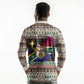 Christmas In South Africa Jesus Long Sleeve Polo Shirt South Africa Coat Of Arms Jesus Art