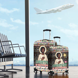 Christmas In South Africa Jesus Luggage Cover South Africa Coat Of Arms Jesus Art
