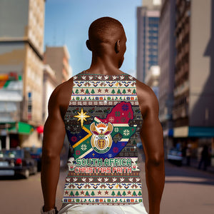 Christmas In South Africa Jesus Men Tank Top South Africa Coat Of Arms Jesus Art