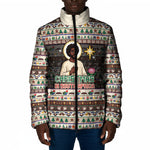 Christmas In South Africa Jesus Padded Jacket South Africa Coat Of Arms Jesus Art