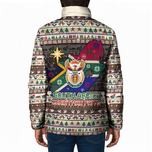 Christmas In South Africa Jesus Padded Jacket South Africa Coat Of Arms Jesus Art