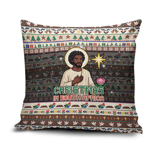 Christmas In South Africa Jesus Pillow Cover South Africa Coat Of Arms Jesus Art