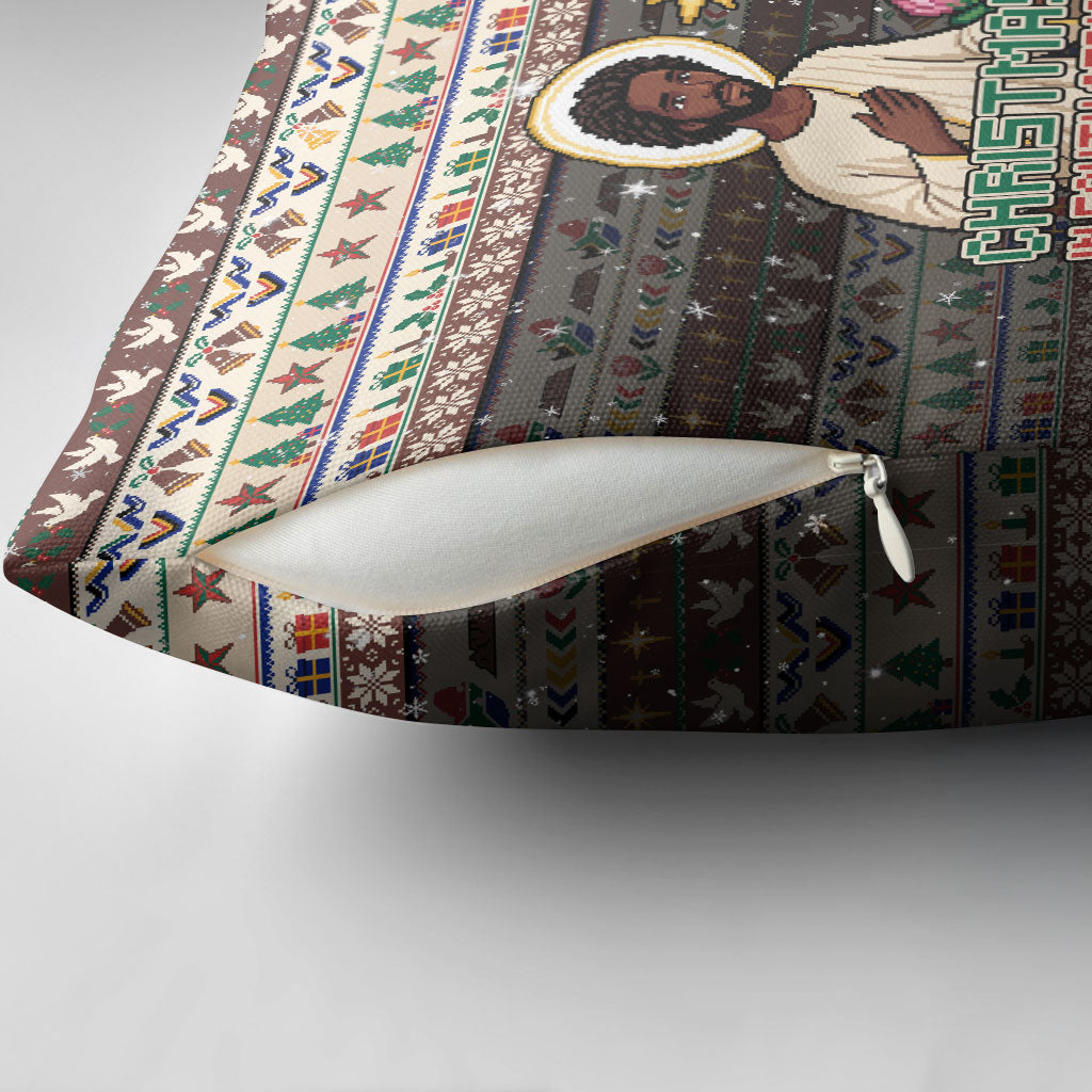 Christmas In South Africa Jesus Pillow Cover South Africa Coat Of Arms Jesus Art
