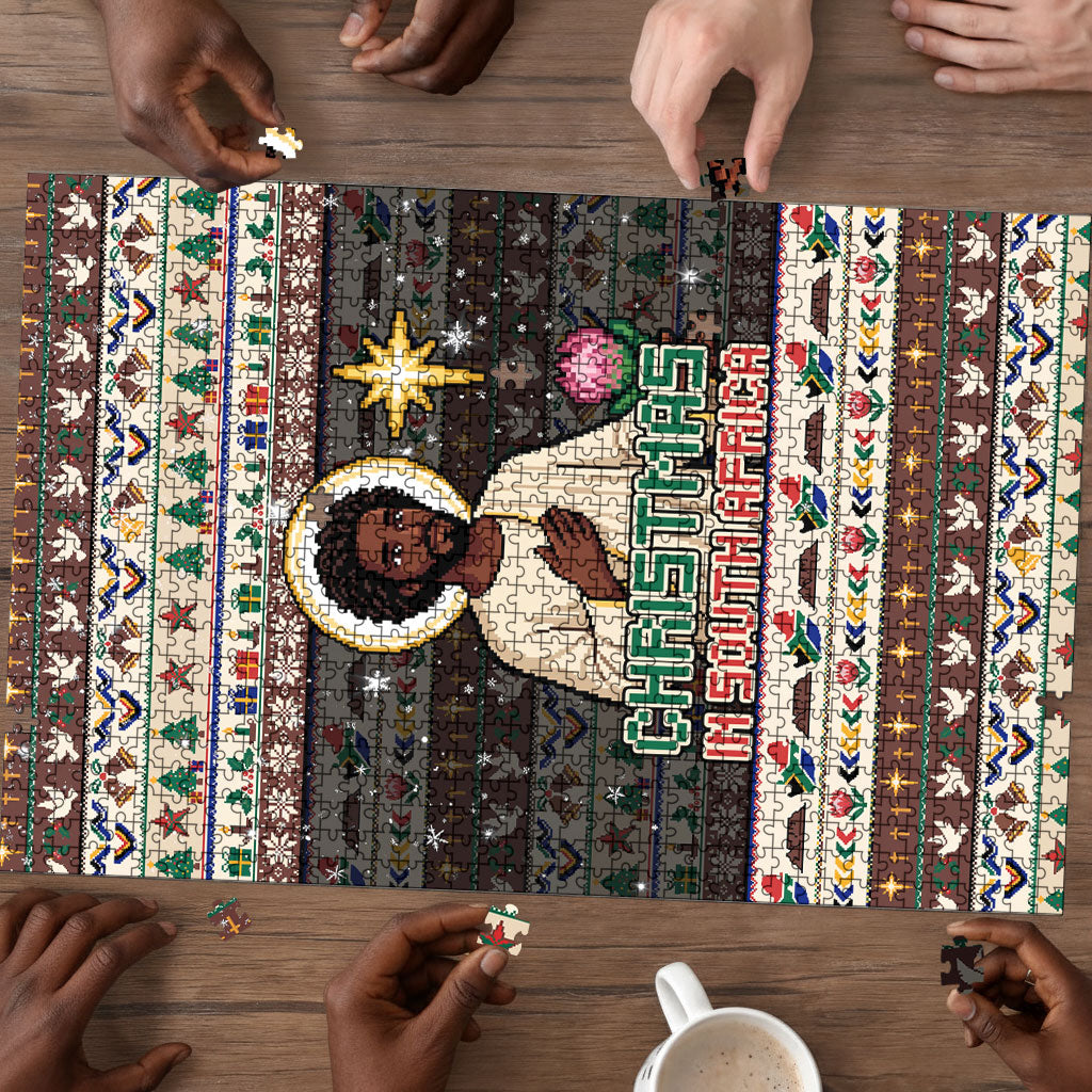 Christmas In South Africa Jesus Puzzle South Africa Coat Of Arms Jesus Art