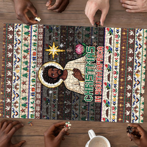Christmas In South Africa Jesus Puzzle South Africa Coat Of Arms Jesus Art