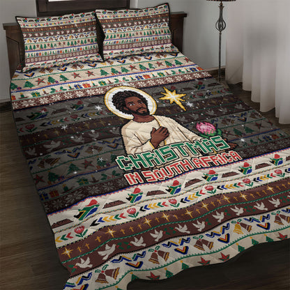 Christmas In South Africa Jesus Quilt Bed Set South Africa Coat Of Arms Jesus Art