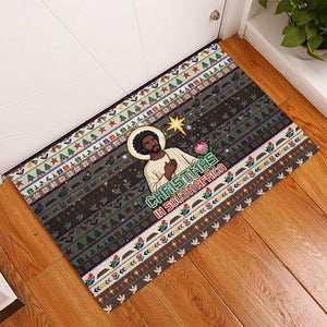 Christmas In South Africa Jesus Rubber Doormat South Africa Coat Of Arms Jesus Art
