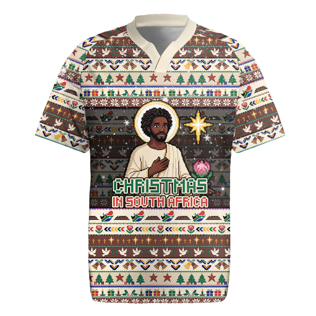 Christmas In South Africa Jesus Rugby Jersey South Africa Coat Of Arms Jesus Art