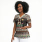 Christmas In South Africa Jesus Scrub Top South Africa Coat Of Arms Jesus Art