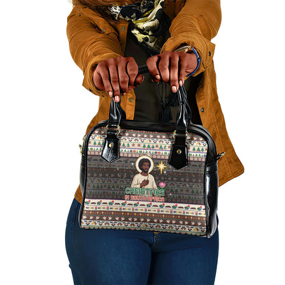 Christmas In South Africa Jesus Shoulder Handbag South Africa Coat Of Arms Jesus Art
