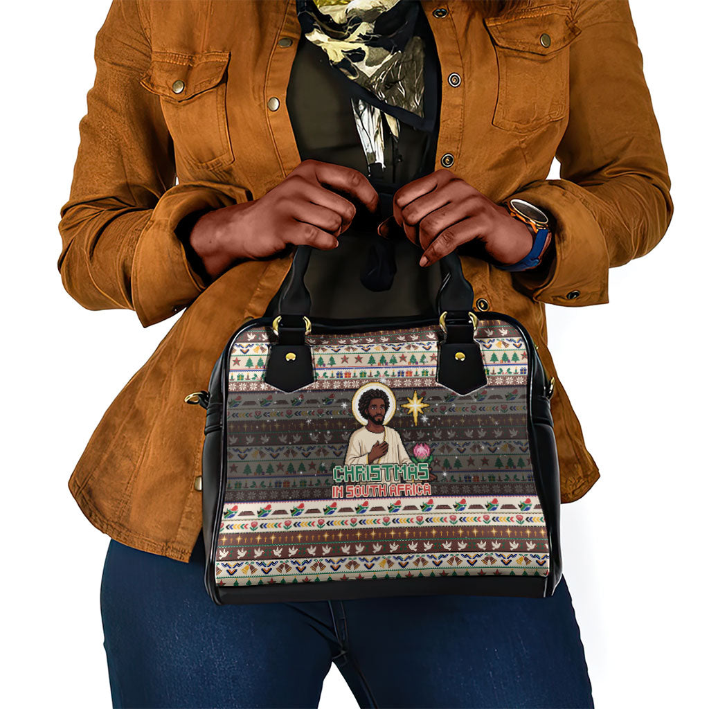 Christmas In South Africa Jesus Shoulder Handbag South Africa Coat Of Arms Jesus Art