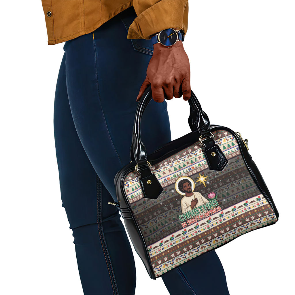 Christmas In South Africa Jesus Shoulder Handbag South Africa Coat Of Arms Jesus Art