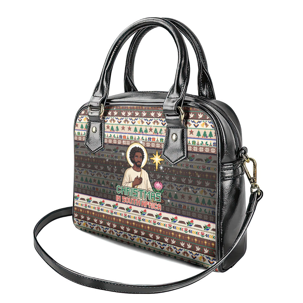 Christmas In South Africa Jesus Shoulder Handbag South Africa Coat Of Arms Jesus Art