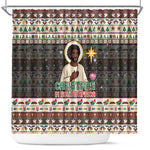 Christmas In South Africa Jesus Shower Curtain South Africa Coat Of Arms Jesus Art