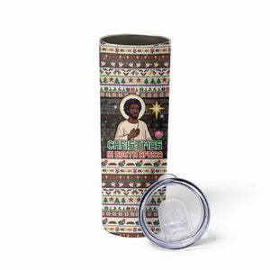 Christmas In South Africa Jesus Skinny Tumbler South Africa Coat Of Arms Jesus Art
