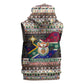 Christmas In South Africa Jesus Sleeveless Zip Hoodie South Africa Coat Of Arms Jesus Art