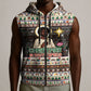 Christmas In South Africa Jesus Sleeveless Zip Hoodie South Africa Coat Of Arms Jesus Art