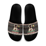Christmas In South Africa Jesus Slide Sandals South Africa Coat Of Arms Jesus Art
