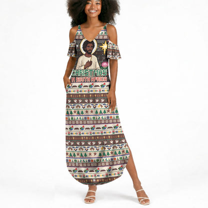 Christmas In South Africa Jesus Summer Maxi Dress South Africa Coat Of Arms Jesus Art