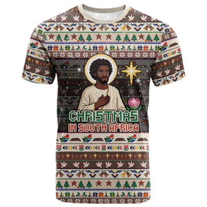 Christmas In South Africa Jesus T shirt South Africa Coat Of Arms Jesus Art