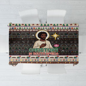 Christmas In South Africa Jesus Tablecloth South Africa Coat Of Arms Jesus Art